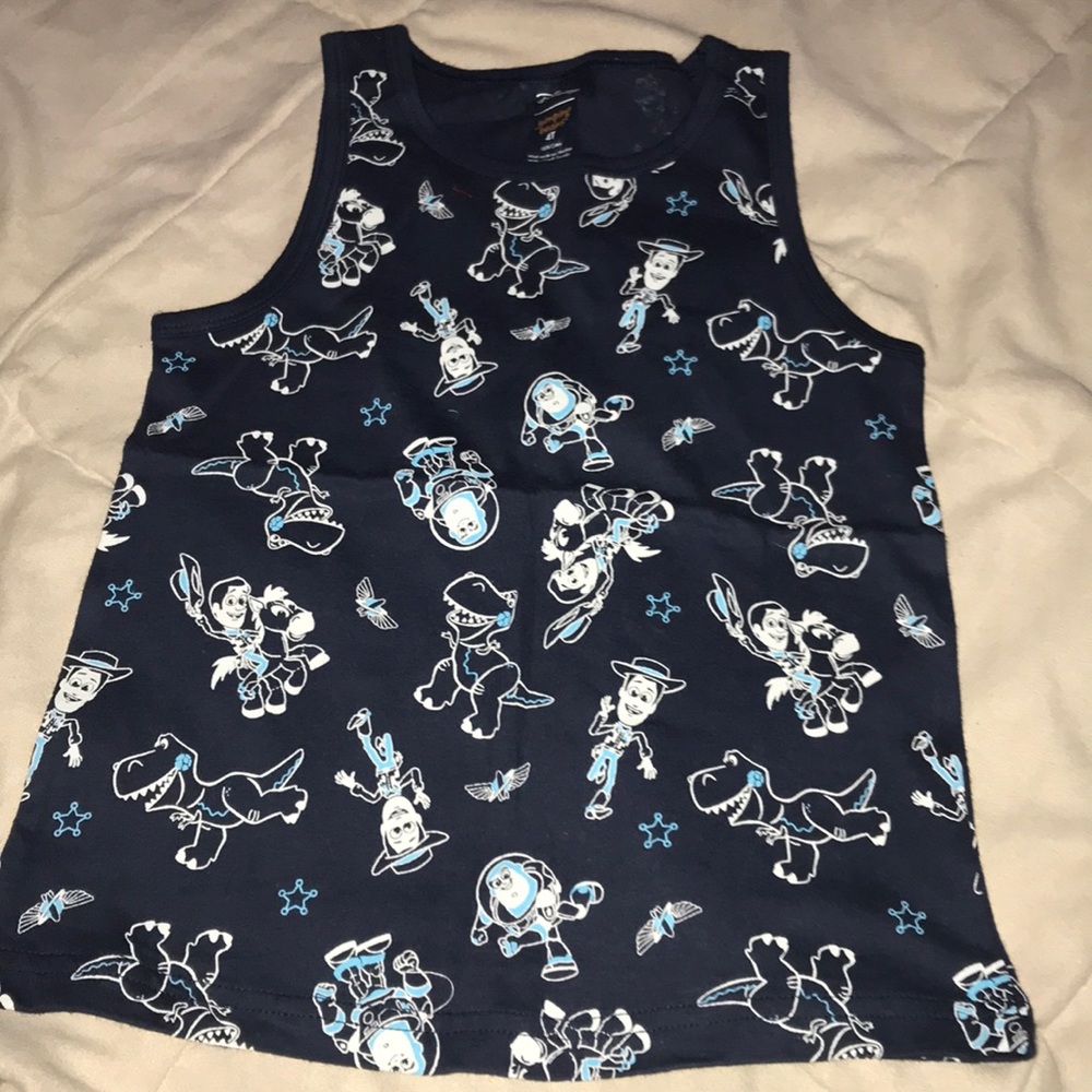 Toddler boy toy story tank